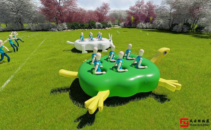 充气龟兔赛跑游戏道具