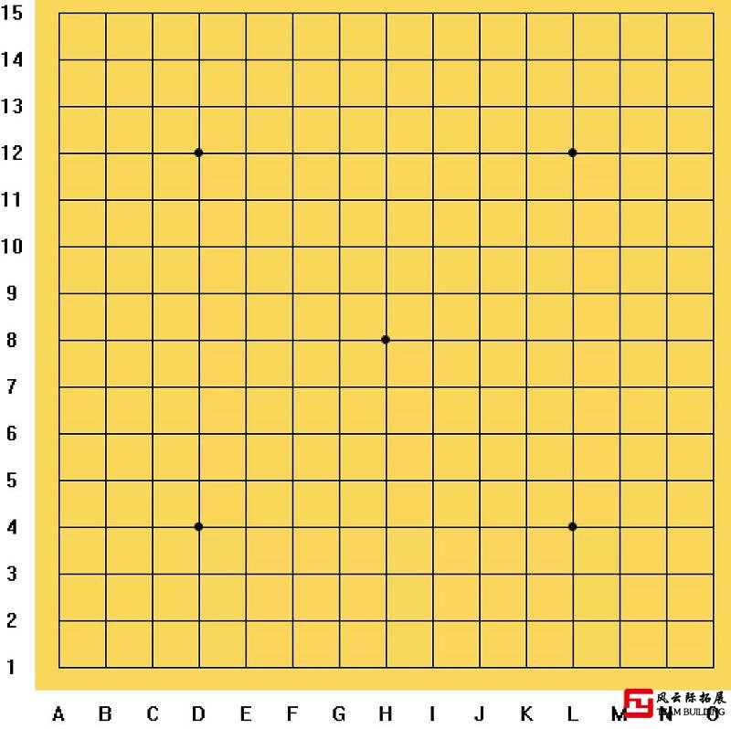 五子棋的标准棋盘